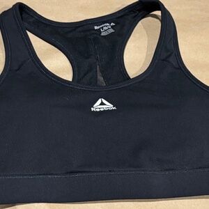 Lg Reebok sports bra with padding and mesh back